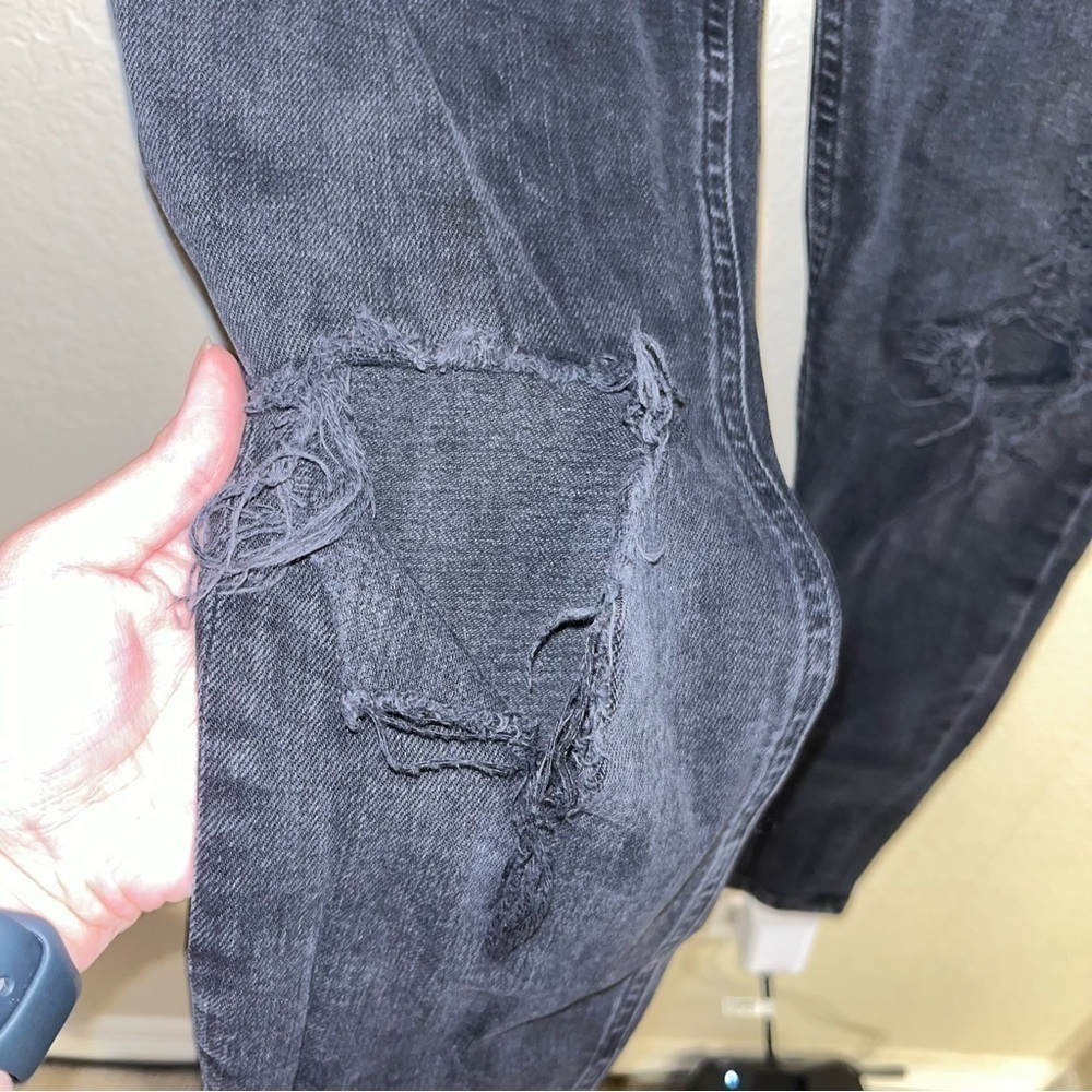 Agolde Riley High Rise Straight Crop Jeans Size 24 - Picture 2 of 10